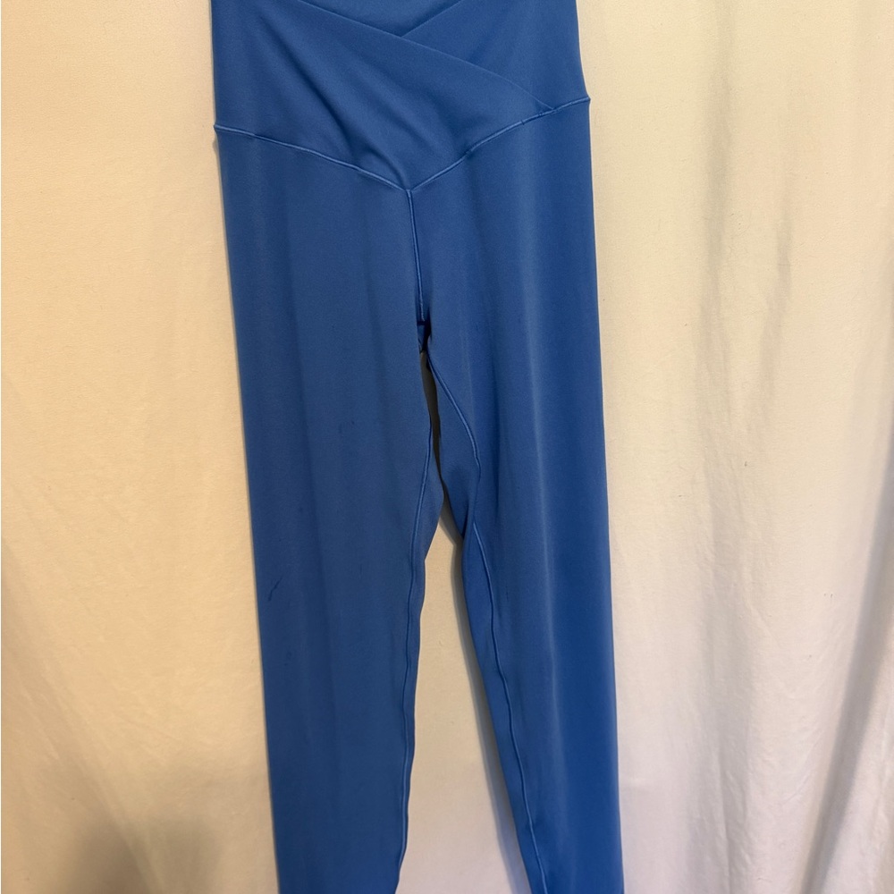 Offline by Aerie Blue High-Waisted crossover Leggings